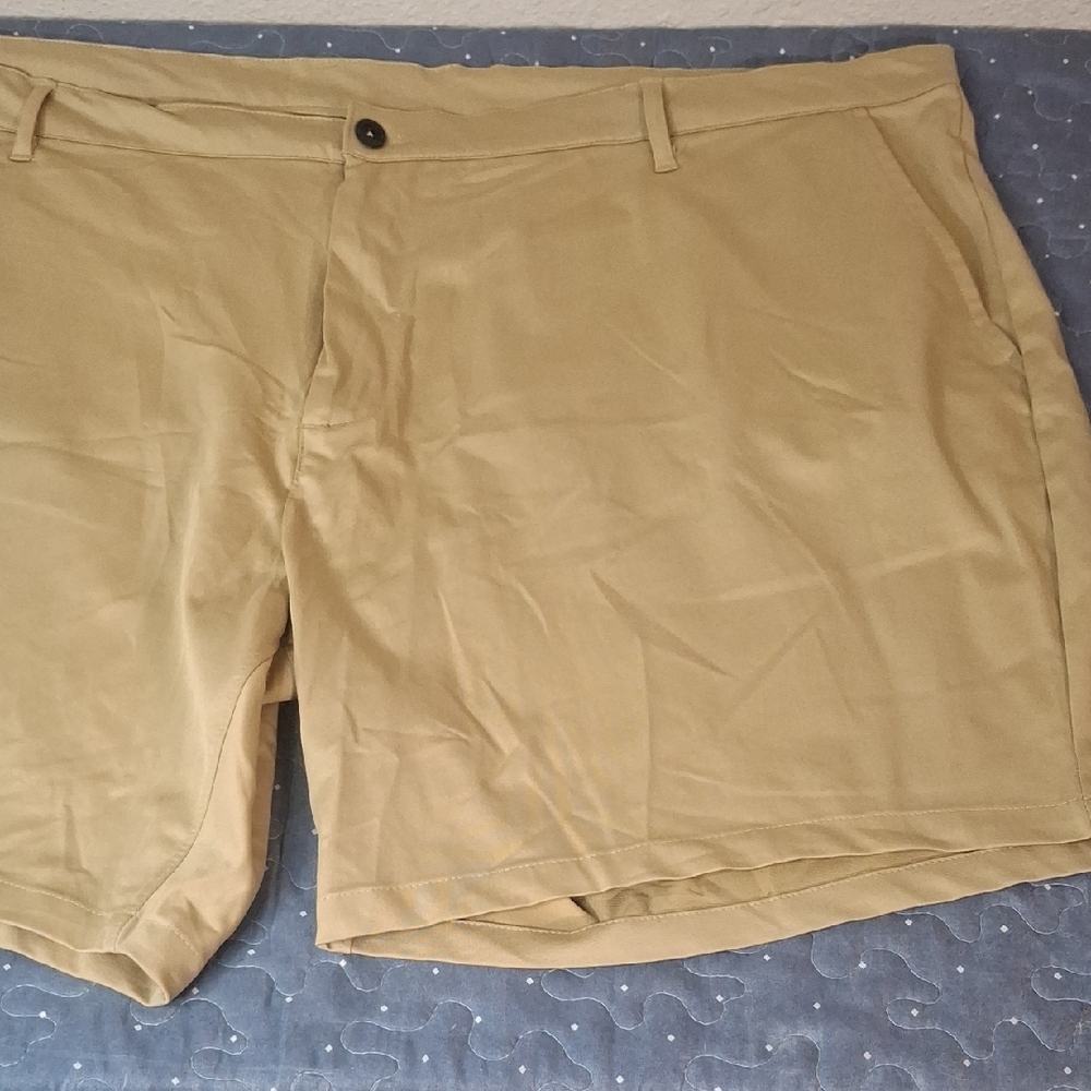 ZELOS Big & Tall Men's Tan Shorts size 50